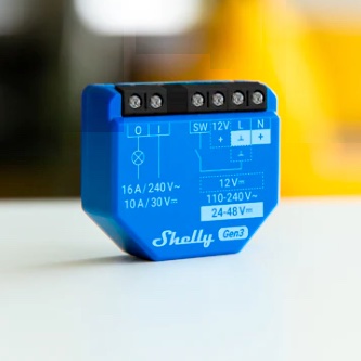 Shelly Gen3 relay module