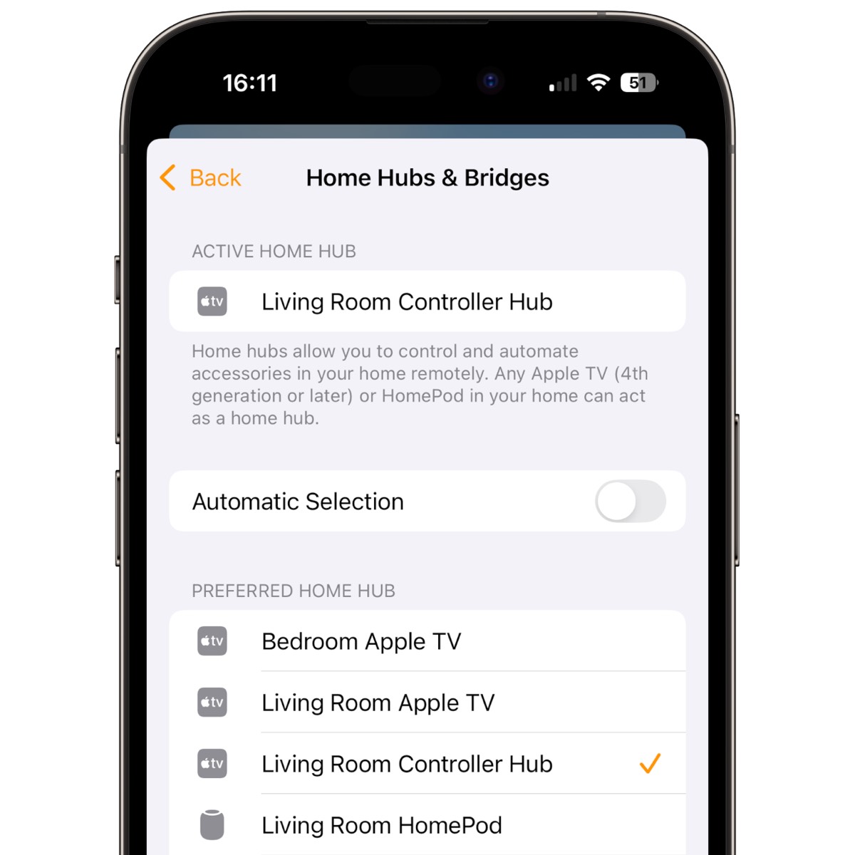Thread border router in Apple Home