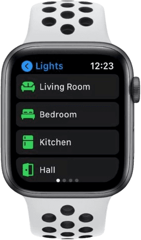 Apple Watch custom screen layout